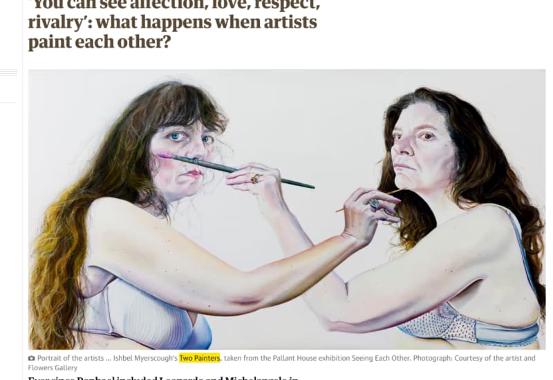 Ishbel Myerscough featured in The Guardian
