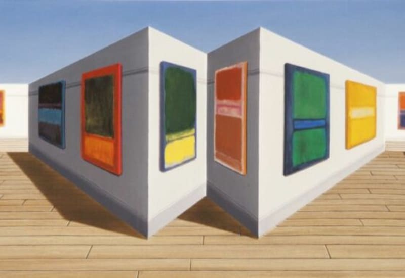 Patrick Hughes donates artwork to UKYouth Charity Gala