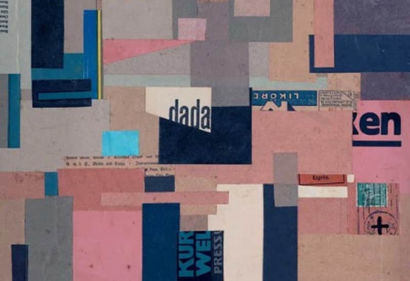 One of the pioneers of the Dada artistic movement, Hannah Höch used collage to create this artwork, Untitled (Dada) (ca. 1922)