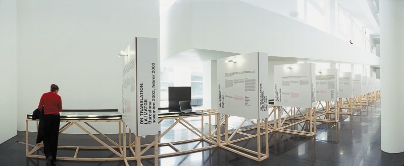 Antoni Muntadas, 2002. Museum of Contemporary Art, Barcelona
