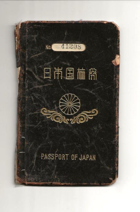 Teruko Yokoi, 1945. Pass Teruko
