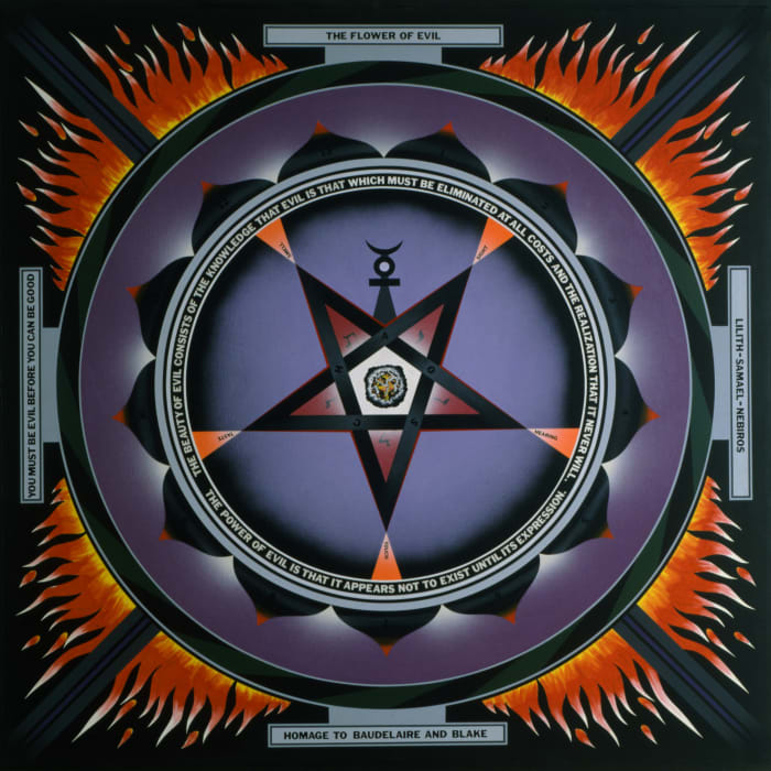 Paul Laffoley, The Flower of Evil, 1971