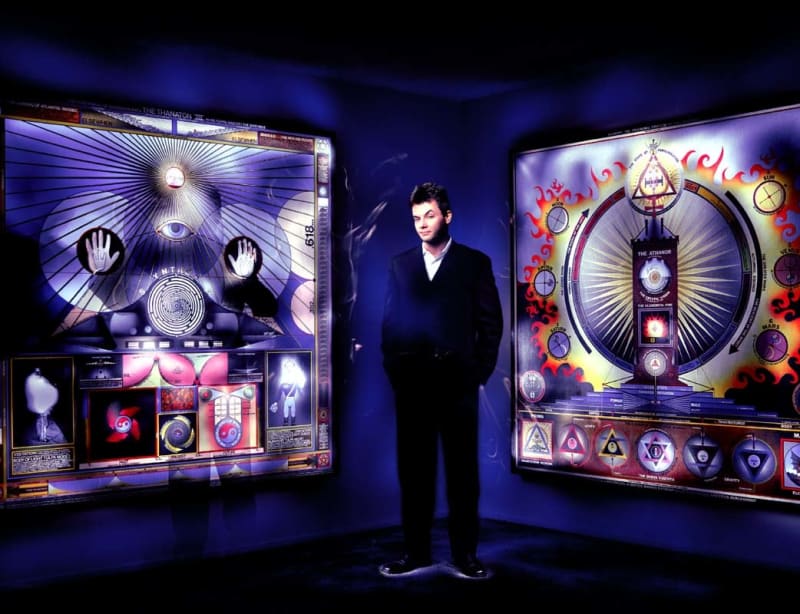 Paul Laffoley, 1998. Richard Metzger. Photo by Dean Chamberlain