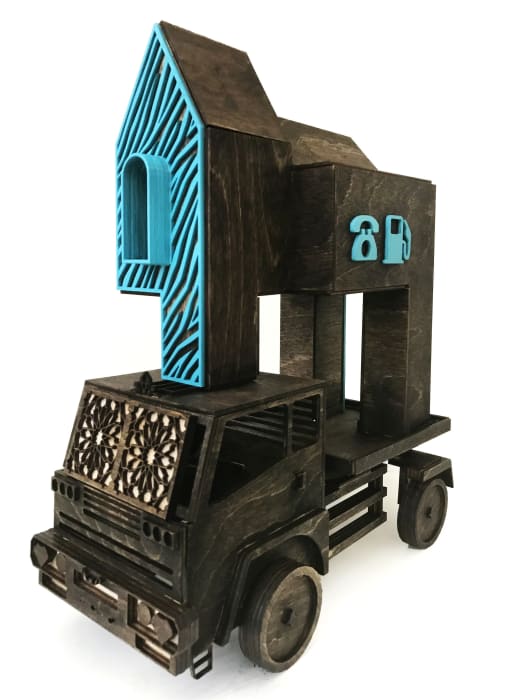 Olalekan Jeyifous, No Hurry In Life, 2017