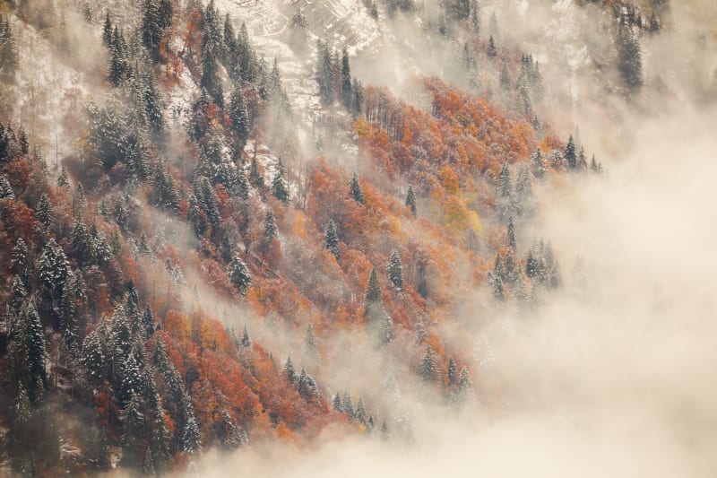 Alexandre Deschaumes, Dans les nuages de l'éphémère. Haute-Savoie, France