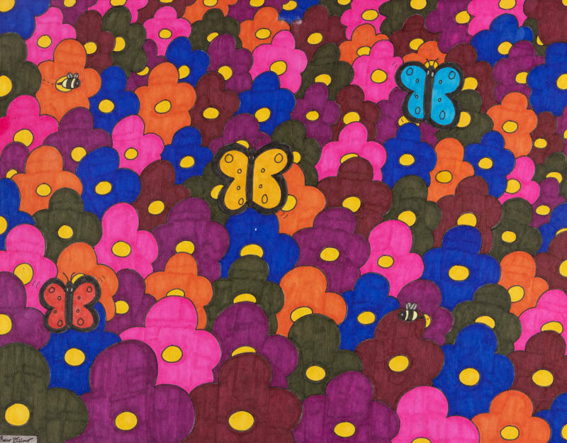 Rocco DiCaro, Springtime Flowerbed, 2023