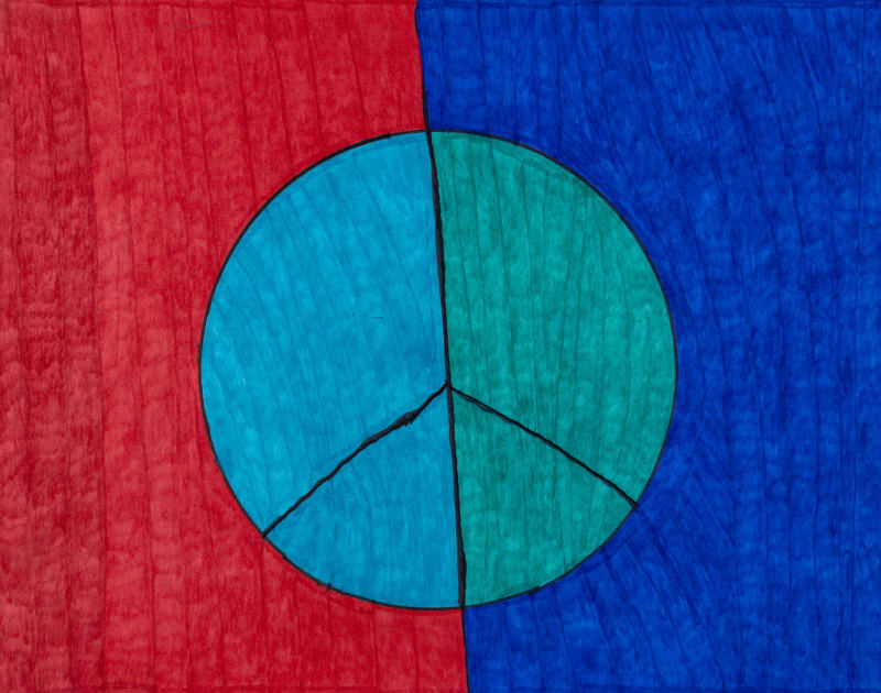 Bill Lilly, Peace Sign, 2022
