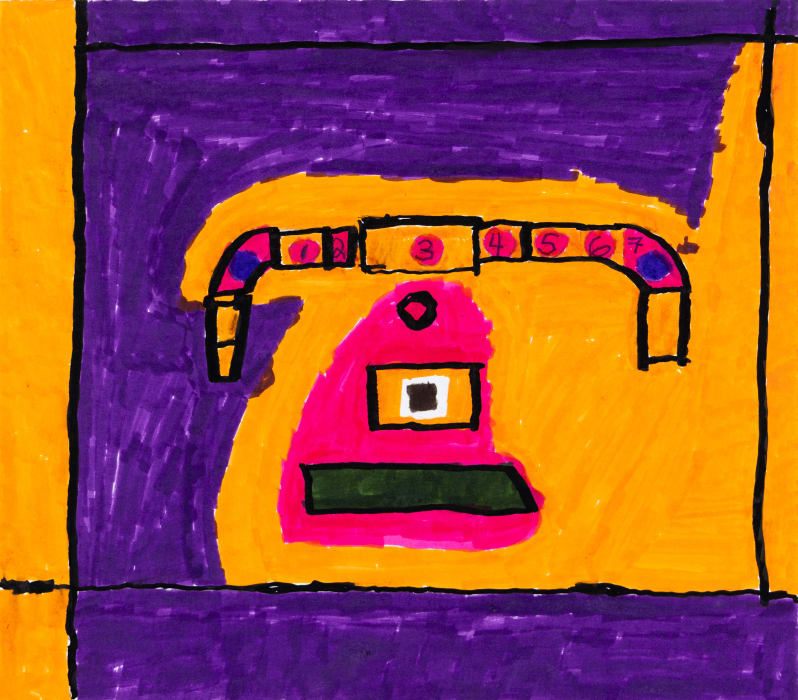 Ted Hamel, Old School Phone, 2019