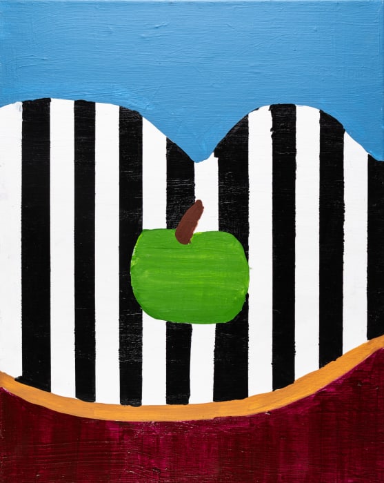 Alysha Kostelny, Floating Apple, 2024