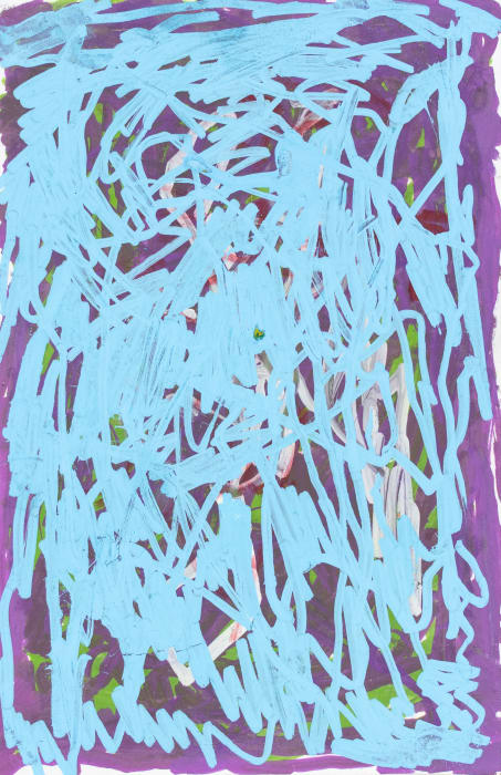 Sam Filicky, Graphite with marker on small paper, 2022