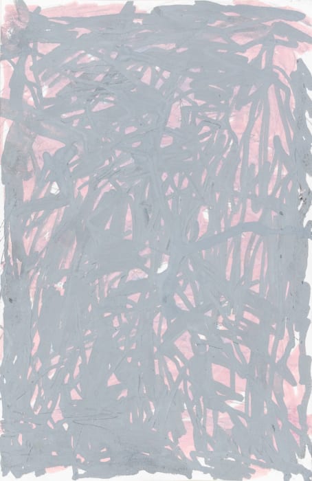 Sam Filicky, Graphite with marker on small paper, 2022