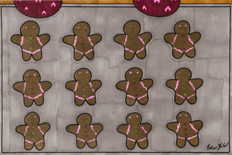 Rocco DiCaro, Freshly Baked Gingerbread Men, 2024