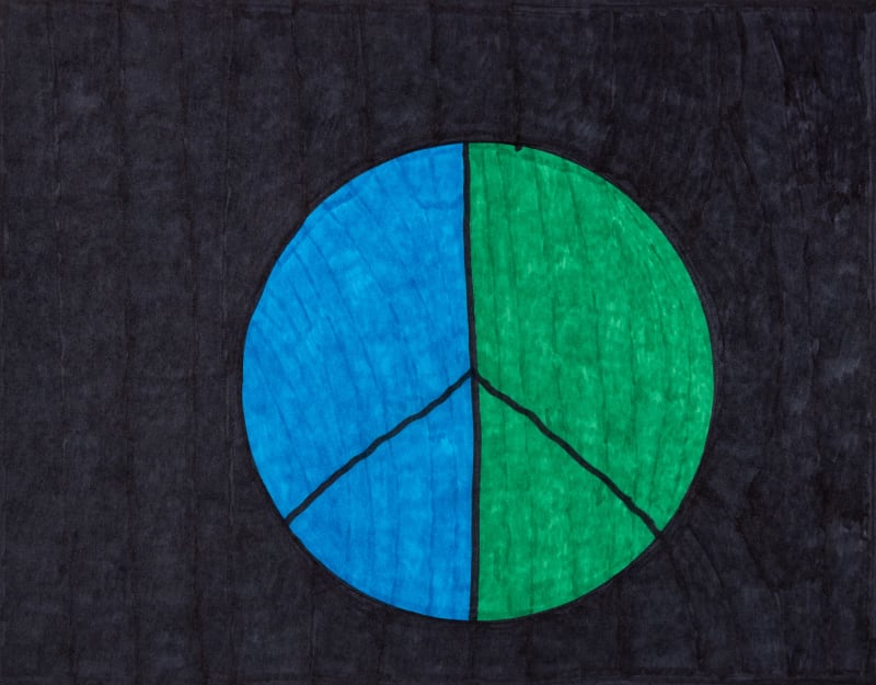 Bill Lilly, Double Peace Sign, 2022