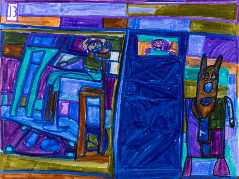 Rebecca Kubica, Spying on the Clown, 2021
