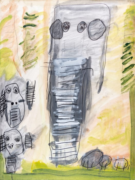 Billy Borgerd, Elephant Eating , 2013