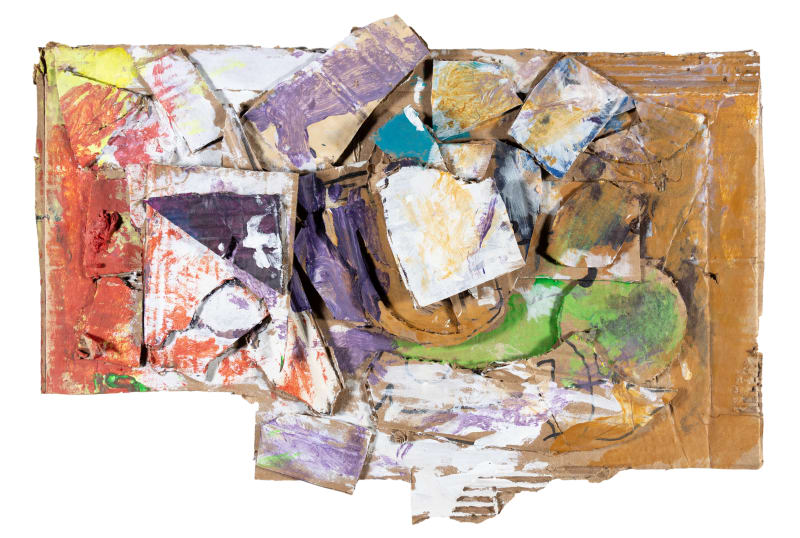 Sam Filicky, Cardboard Collage, 2023