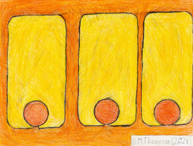 Dave Thompson, Rothko's Cell Phones: Burning Love, 2024