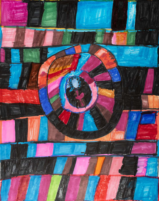 Christianne Msall, love kindness peace very impatient to my friend Tim Stone art work and lunch, 2024