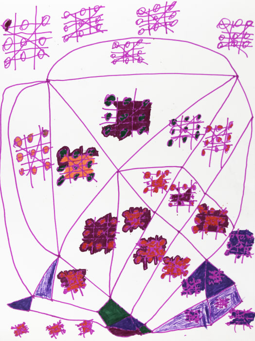Ted Hamel, Tic Tac Toe Land, 2024