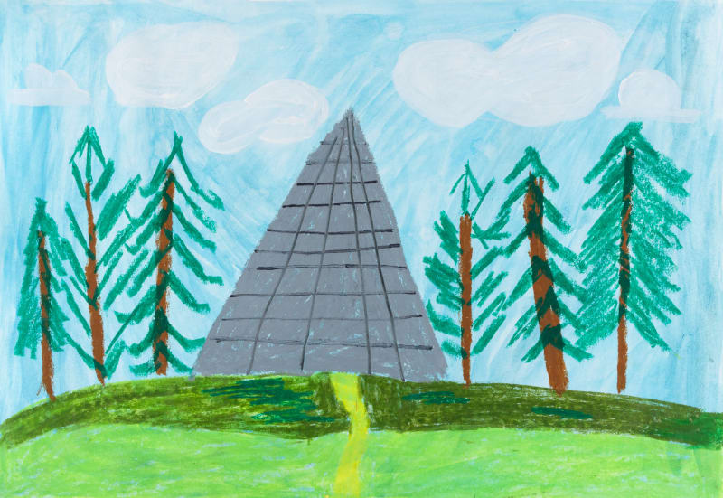 Jack O'Sullivan, Pyramid in Forest , 2023