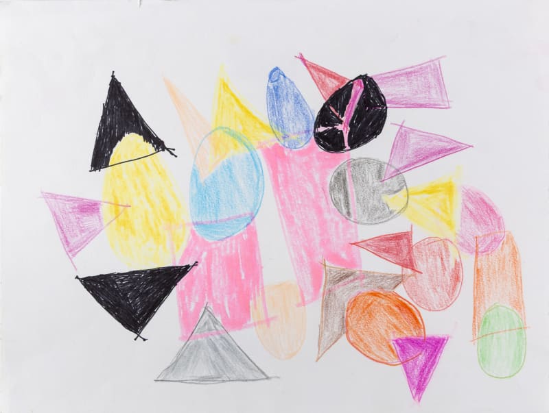 Carol Pyes, Triangle, Circles, and Shapes, 2020