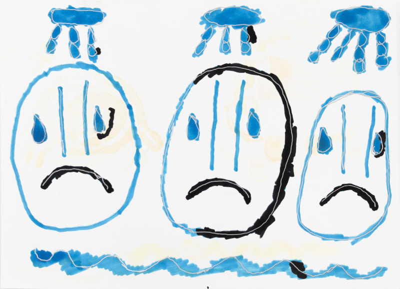 Ted Hamel, Faces of Sadness, 2023
