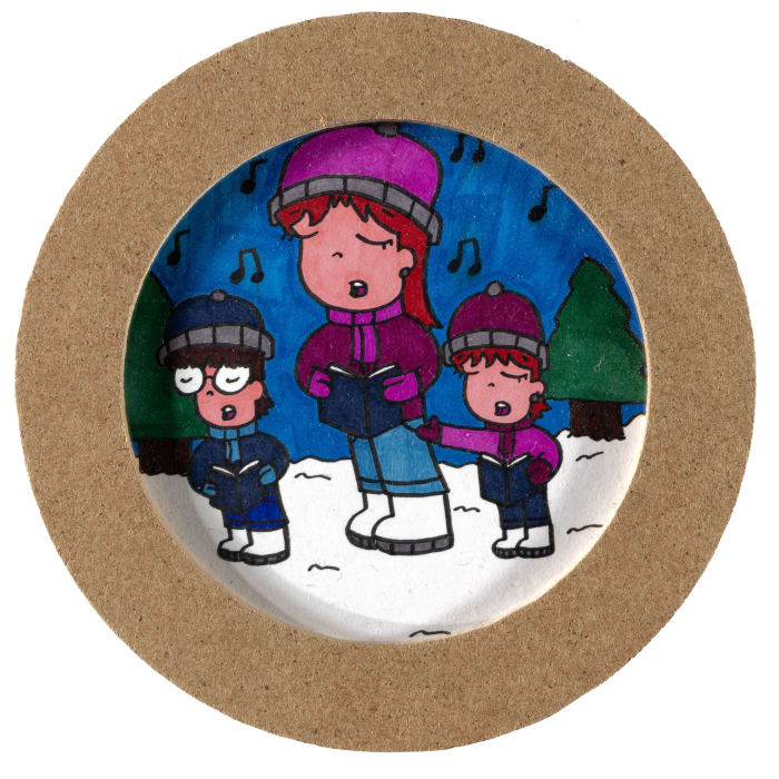 Rocco DiCaro, Emily, Jerry and Lucy Christmas Ornament, 2023