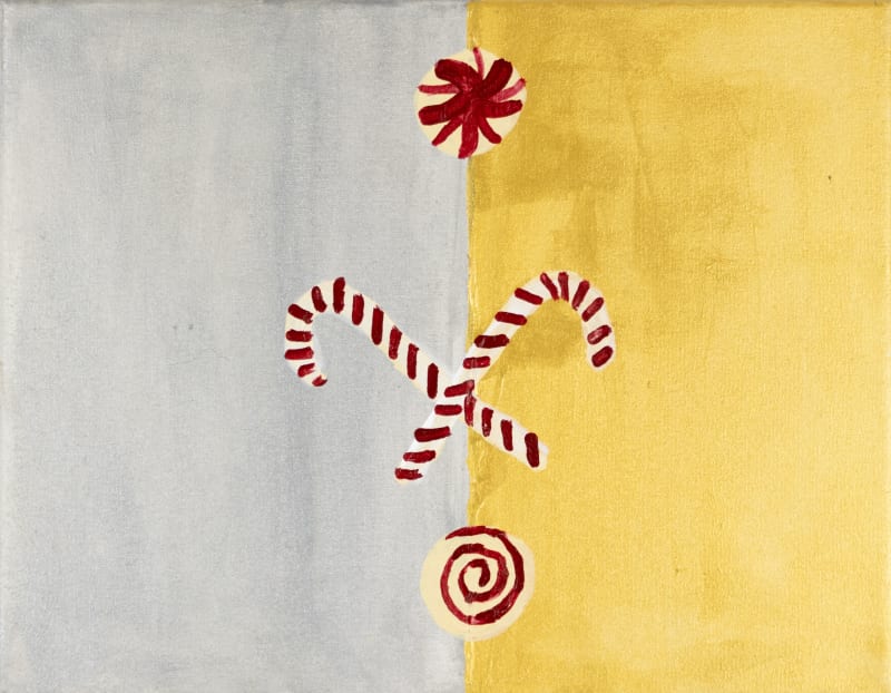 Jack O'Sullivan, Silver and Gold in Candy Cane, 2024