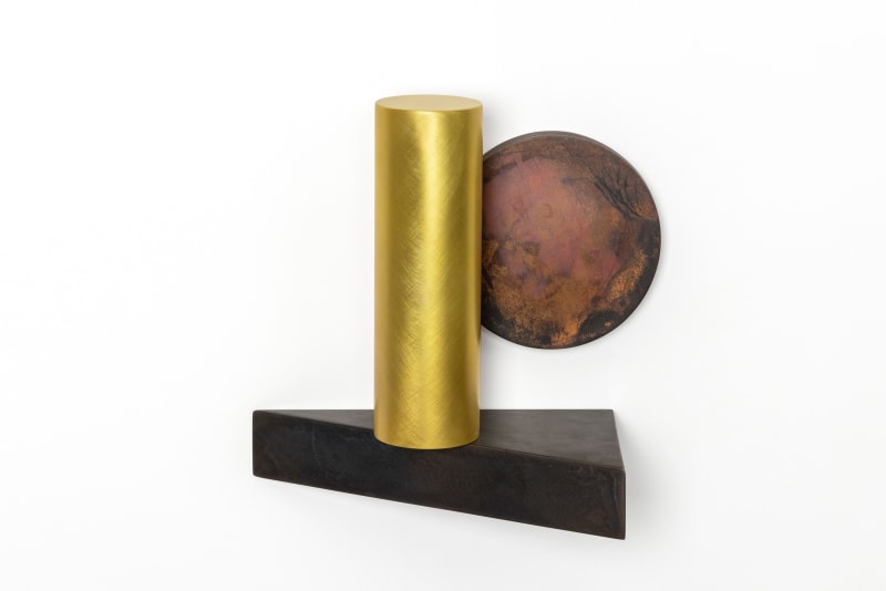 Juliette Bigley, Triptych Red Circle, 2024