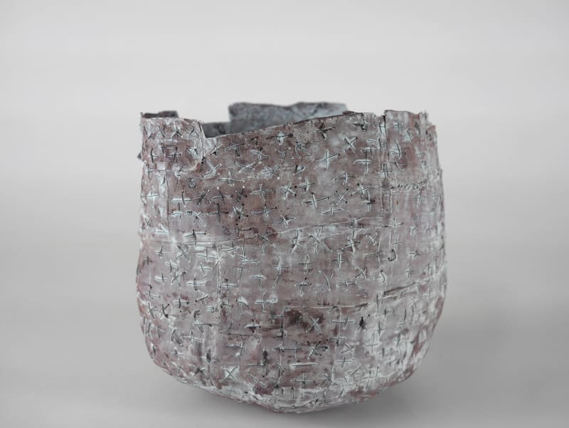 Helen Carnac, Stitched Red Marl, 2025