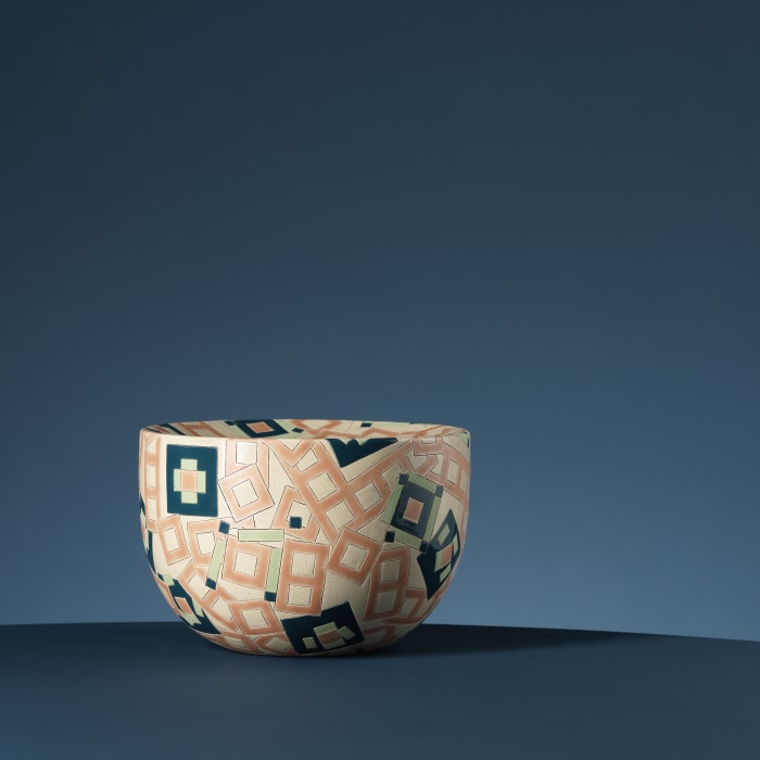 Frances Priest, Small Vase Form, Kirkcaldy Patterns VII, 2021