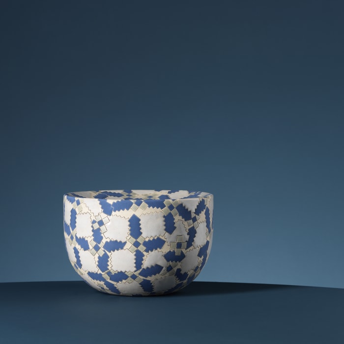 Frances Priest, Small Vase Form, Kirkcaldy Patterns VI, 2021