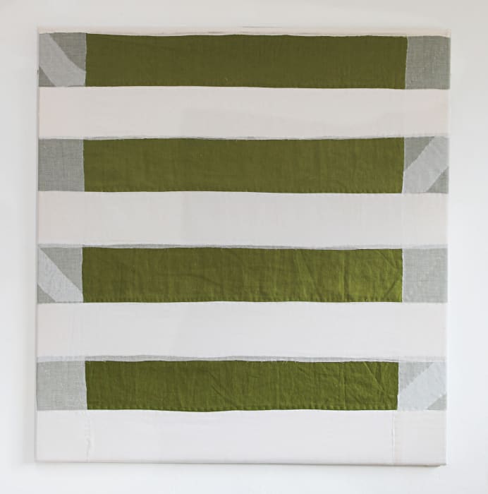 Lavinia Gallie, Acequia (Green and White), 2024