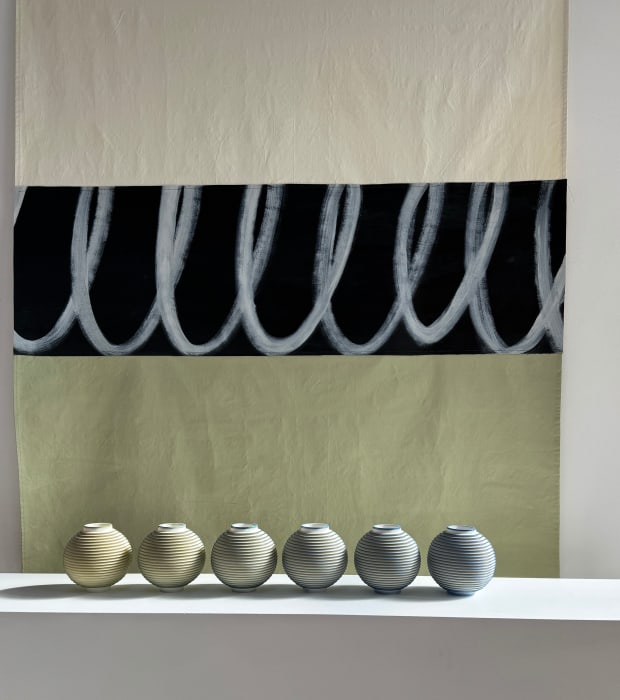 Nicholas Lees, Wave - 25.07 - six piece installation, 2025