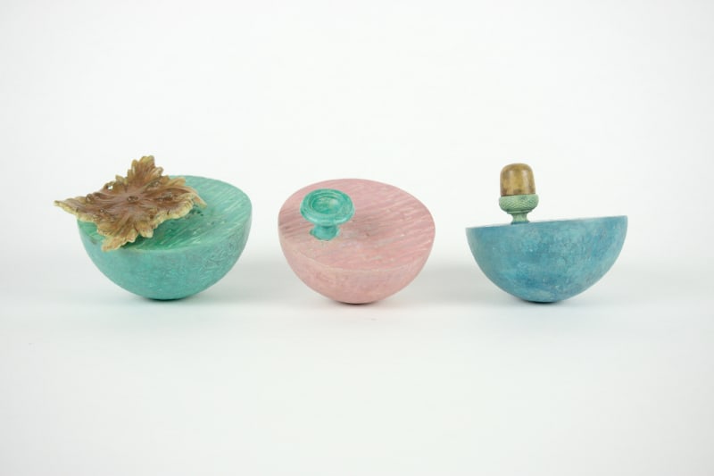 Cecilia Moore, Knobs - set of three sculptures, 2024