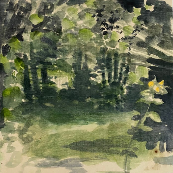 Helen Ballardie, View in the Garden, 2021
