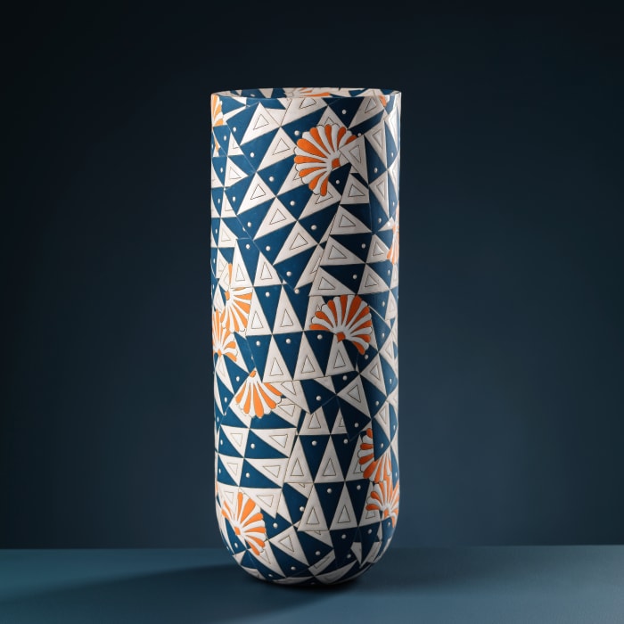 Frances Priest, Vase Form: Imbrication I, 2022