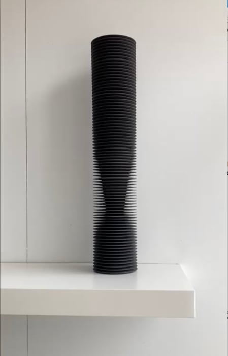Nicholas Lees, Black Cylinder 23.34, 2023