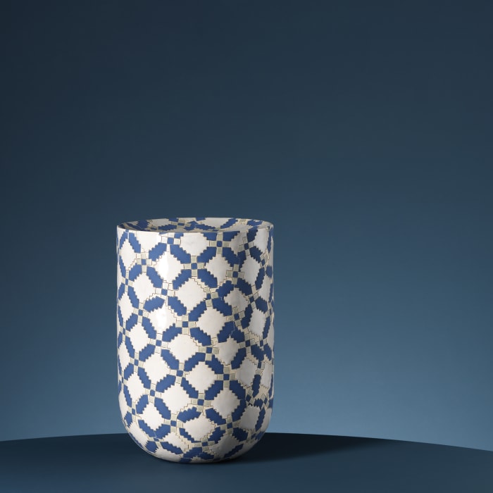 Frances Priest, Medium Vase Form, Kirkcaldy Patterns IV, 2021