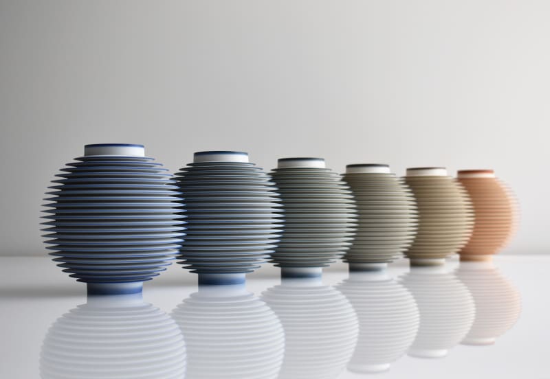 Nicholas Lees, Shoreline 25.01 - six piece installation, 2025