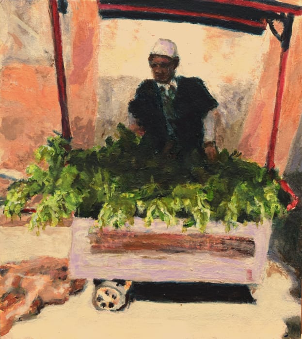 Trevor Burgess, Herb stall (Marrakech), 2024
