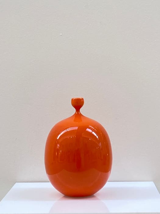 Sophie Cook, Medium Shiny Orange Bullet Bottle , 2023