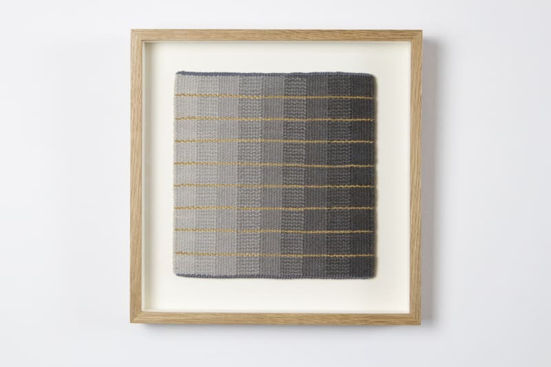 Caron Penney, Grid 9 x9 - 2- handwoven tapestry, 2021