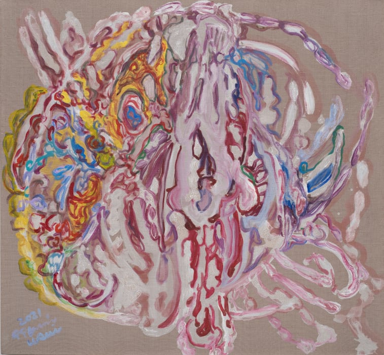 Kumi Usui 九九, Drawing & Drawing（on canvas） 2021 #16 埋头画画（布面）2021 #16, 2021