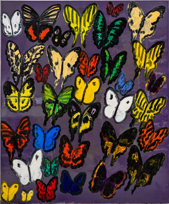 Hunt Slonem, Color Purple II