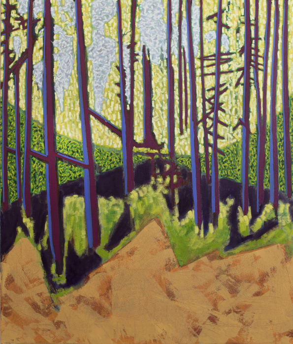 Richard Keen, Purple Trees No.2 (Monhegan)