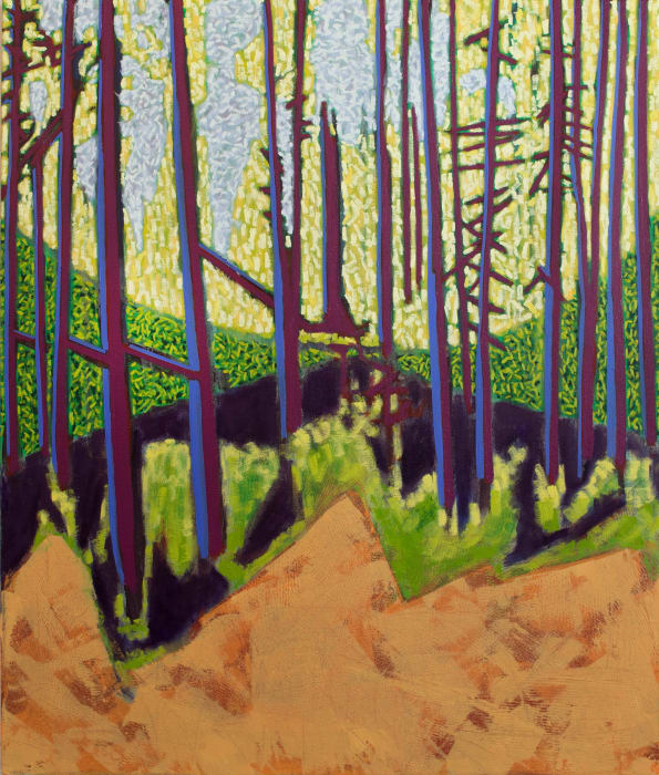 Richard Keen, Purple Trees No.2 (Monhegan)
