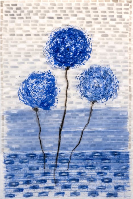 Anne Neely, Blue Flower Series #2