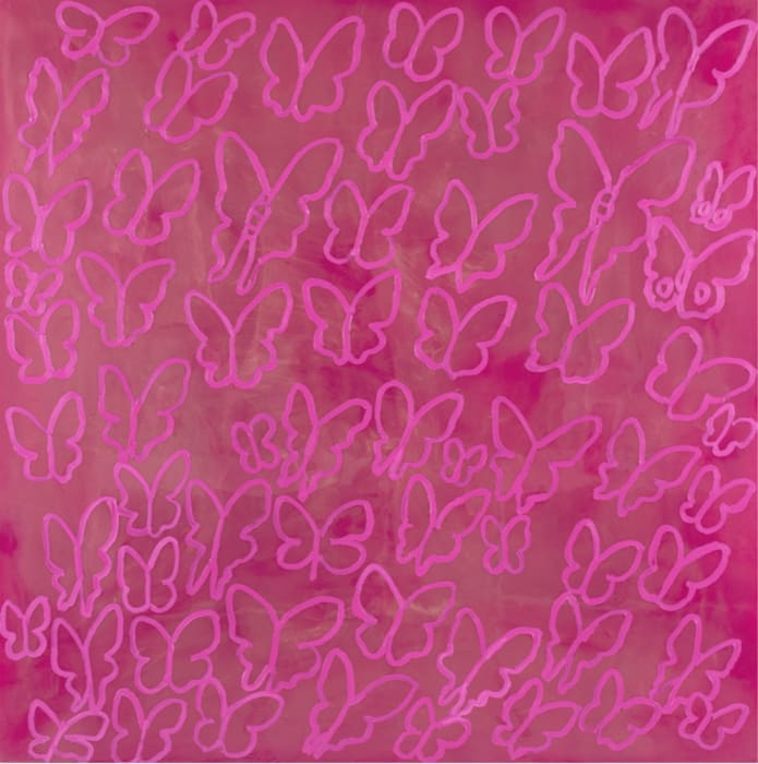 Hunt Slonem, Nirvana in Pinks