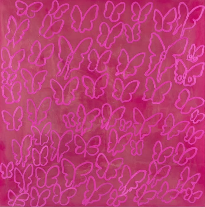 Hunt Slonem, Nirvana in Pinks